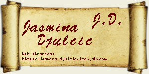 Jasmina Đulčić vizit kartica